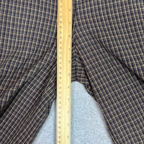 Reformation Brown Plaid Faye High Waisted Wide Leg Trouser Pant Size 2 - Picture 9 of 13